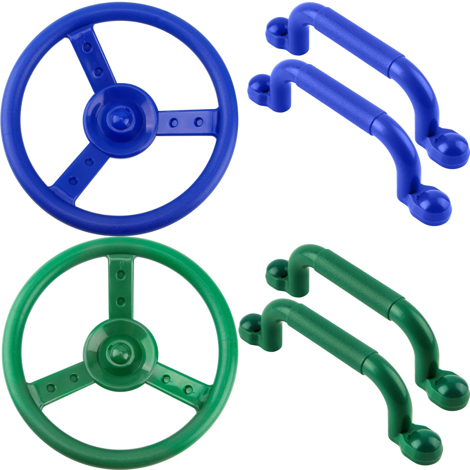 6 Pcs Playground Swingset Steering Wheel Plastic Priate Ship Steering Wheel P...