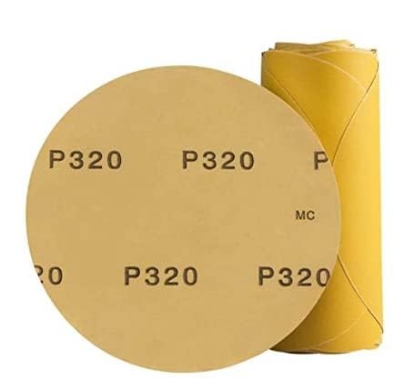CowboyBOB 100 PCS PSA Sanding Discs 6 Inch 320 Grit Adhesive Backed Sandpaper...