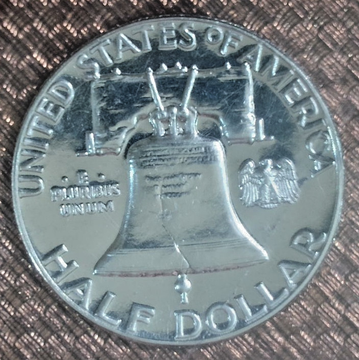1961 Franklin Half Dollar CHOICE GEM PROOF 90% Silver