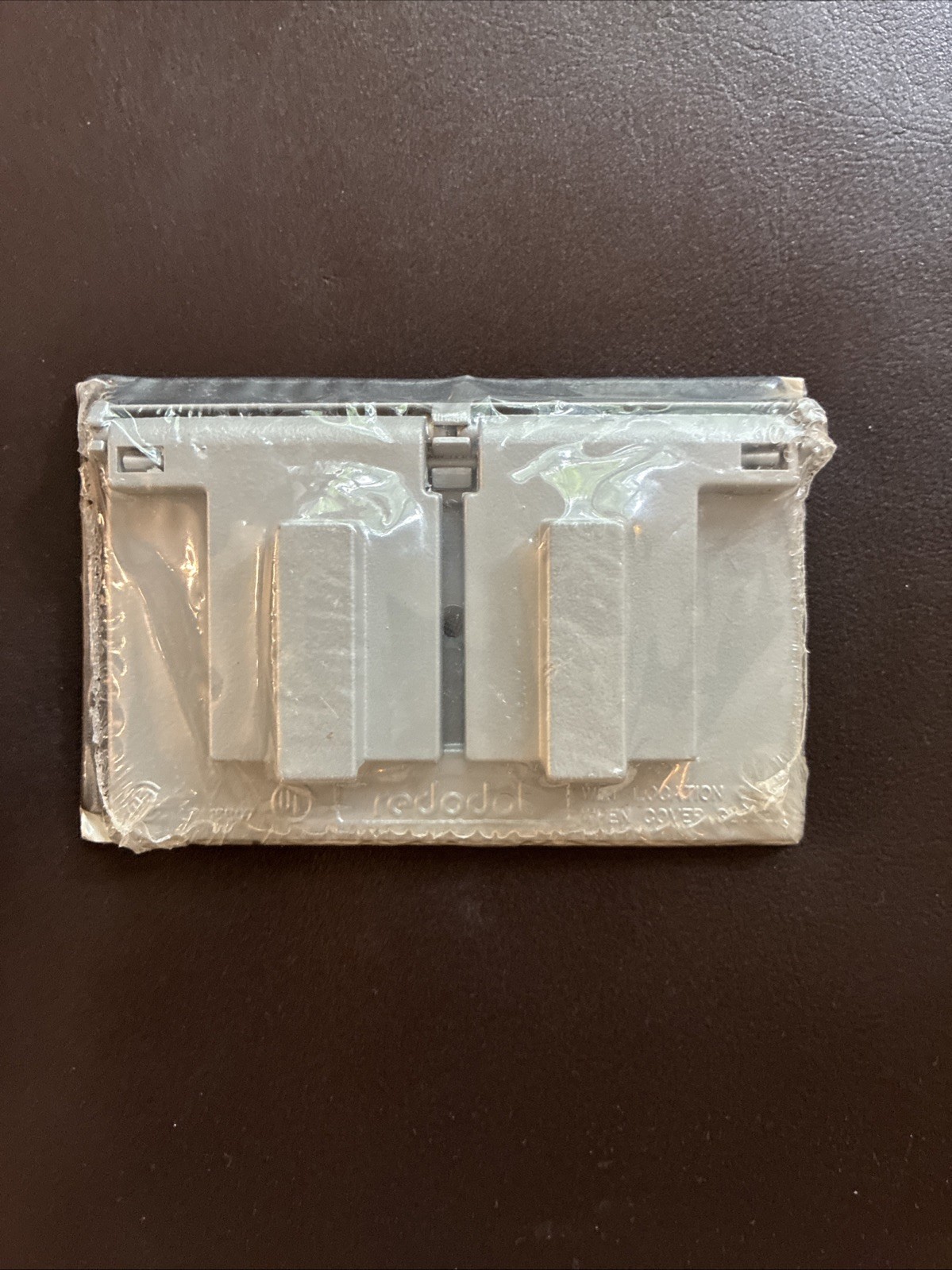 Red Dot Duplex Cover Horizontal Silver Device Mount RCCD S310E