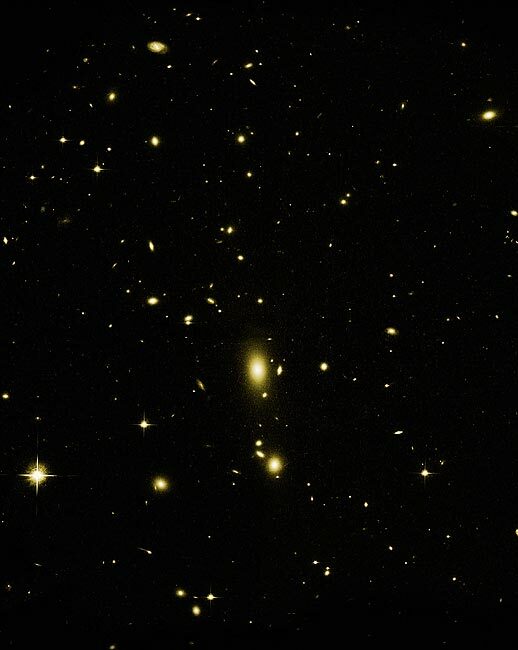 GALAXY CLUSTER HUBBLE SPACE TELESCOPE 8x10 GLOSSY PHOTO PRINT