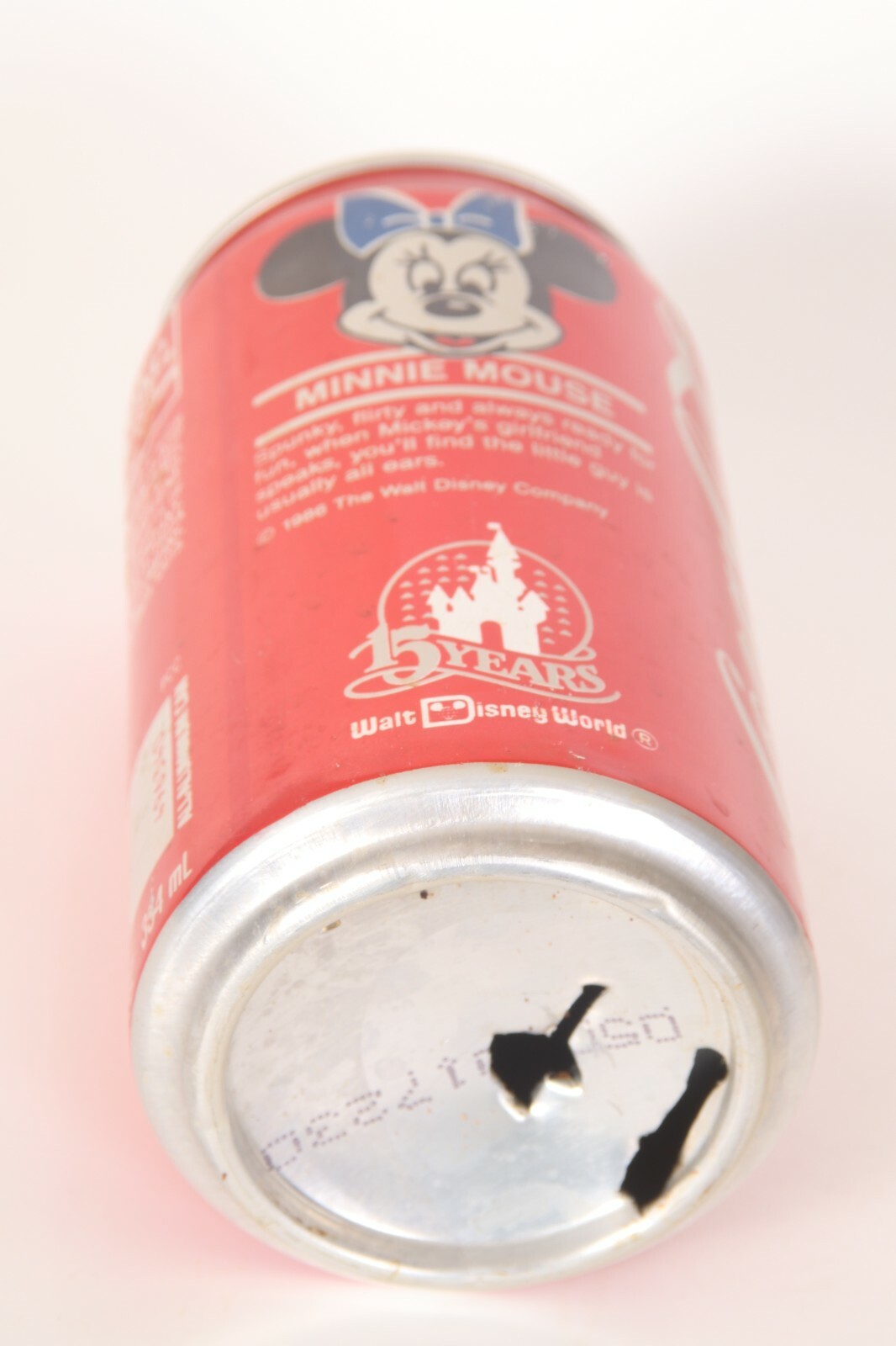 Coke Cola soda can - Minnie Mouse