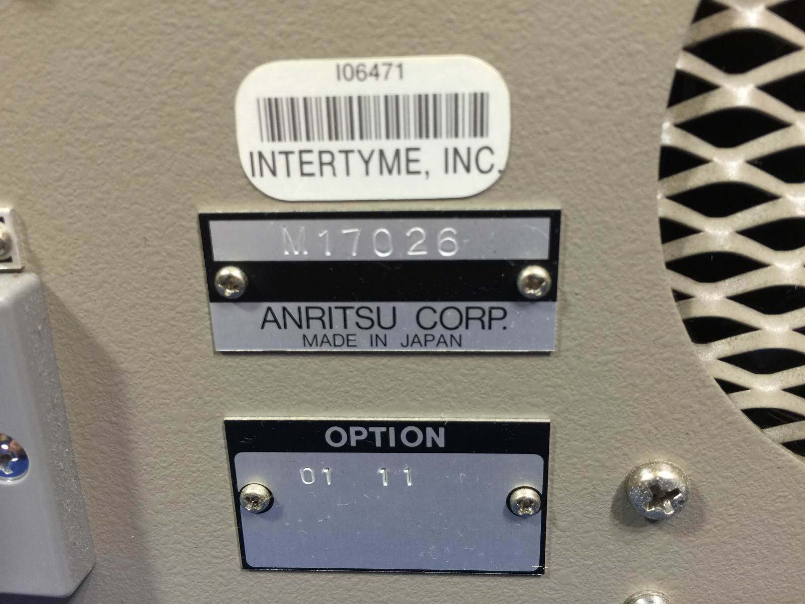 Anritsu MG443B Synthesizer / Level Generator, Tested