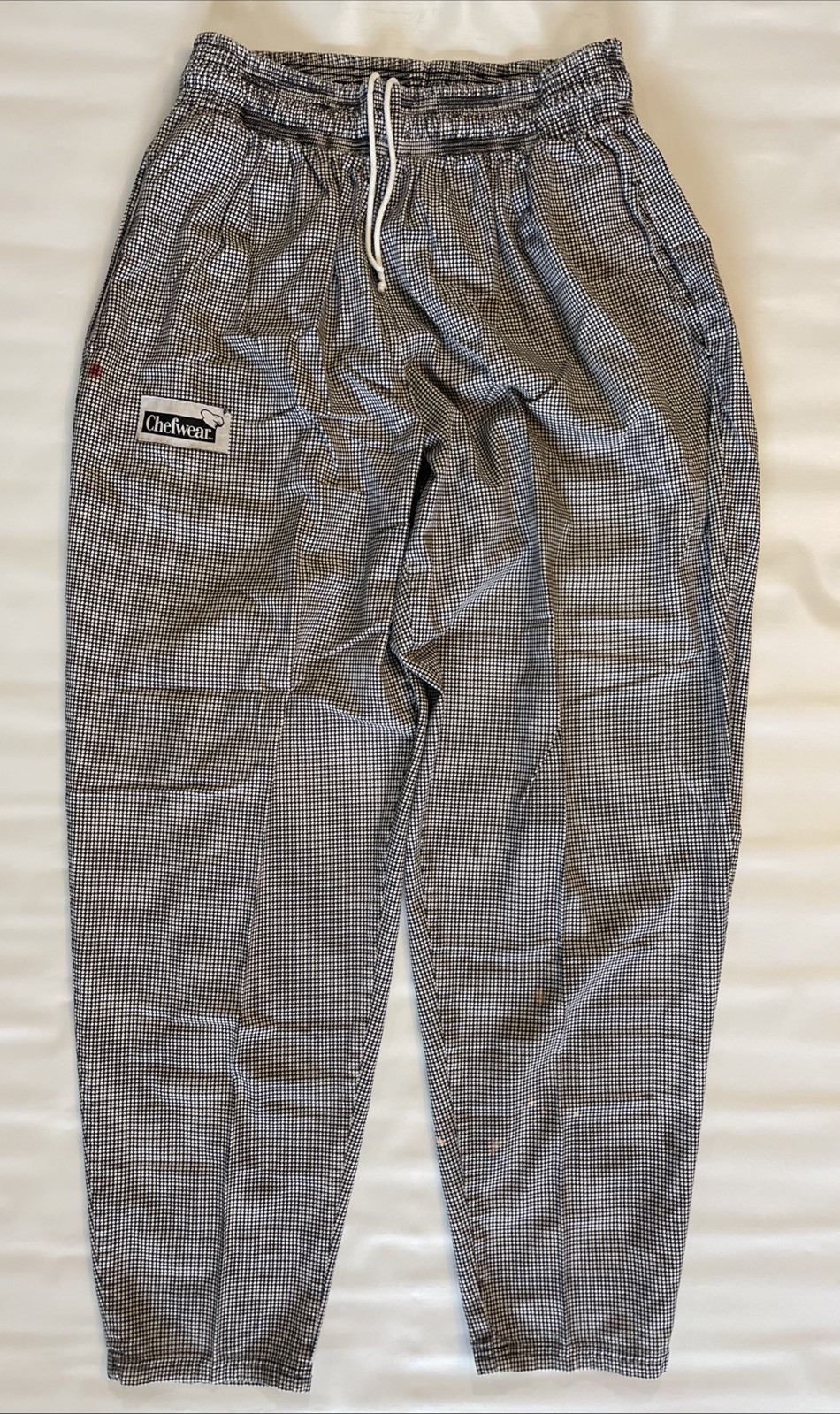 Vintage Chefwear Baggy Pants 100% Cotton  Size Large Men's