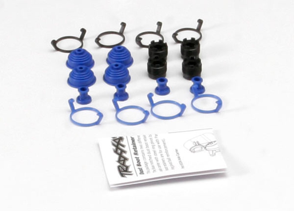 Traxxas 1/10 T-Maxx 3.3 * 4 PIVOT BALL CAPS 4 DUST PLUGS BOOT RETAINERS * 5378X