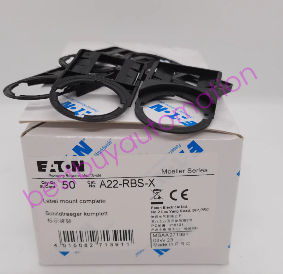 10PC NEW EATON Logo holder with blank label A22-RBS-X 30*50mm A22-XB 30*20mm #LL