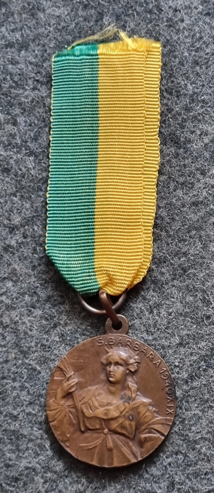 BRONZE MEDAL 17TH ARTILLERY GROUP G.A.F. 1940 WW2 BORDER GUARD