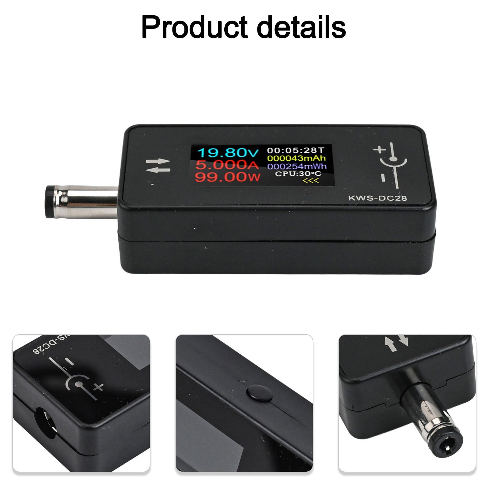Voltage and Current Interface Tester 0 96 inch Display for Multiple Uses