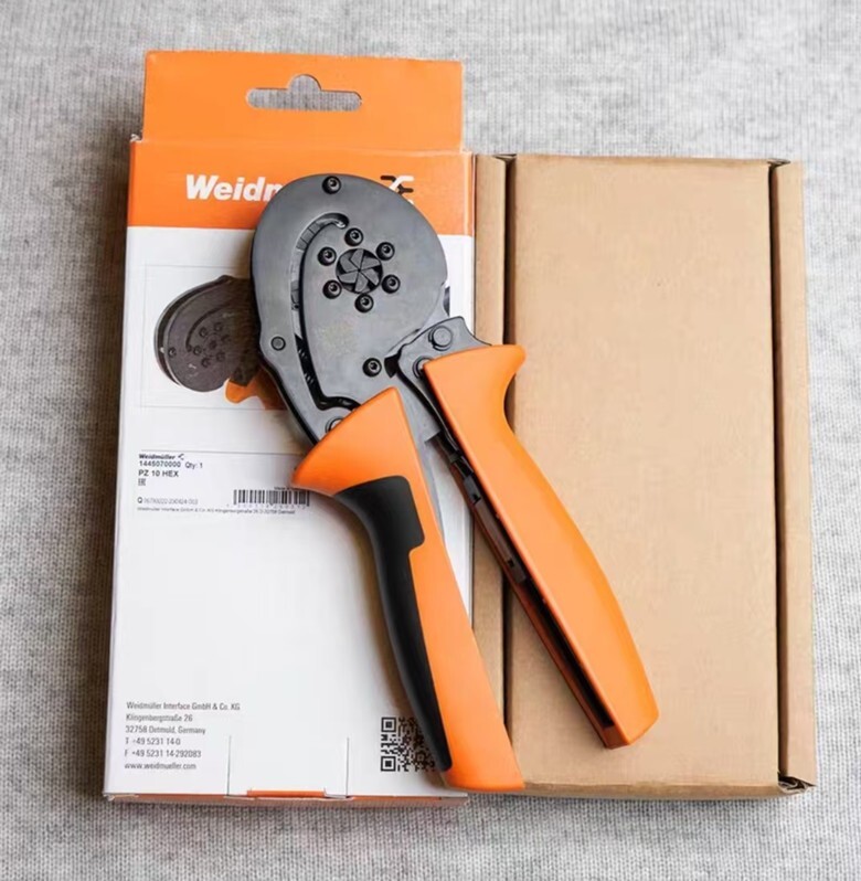 1PCS Weidmuller PZ10HEX hexagonal crimping pliers hexagonal crimping 1445070000