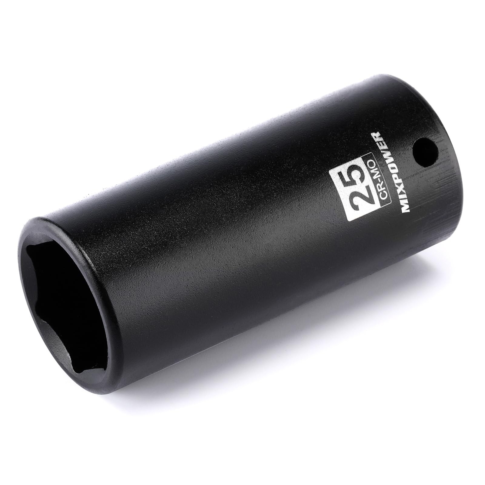 1/2" Drive Deep Impact Socket,CR-MO,25mm,6 Point, Radius Corner 25mm