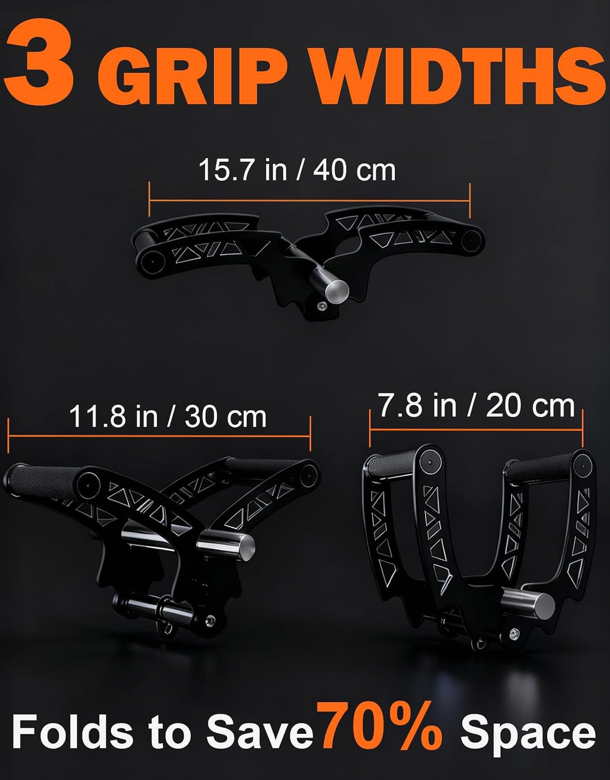 Adjustable Width T Bar Row Handle Landmine Attachment for Barbell, Exercise
