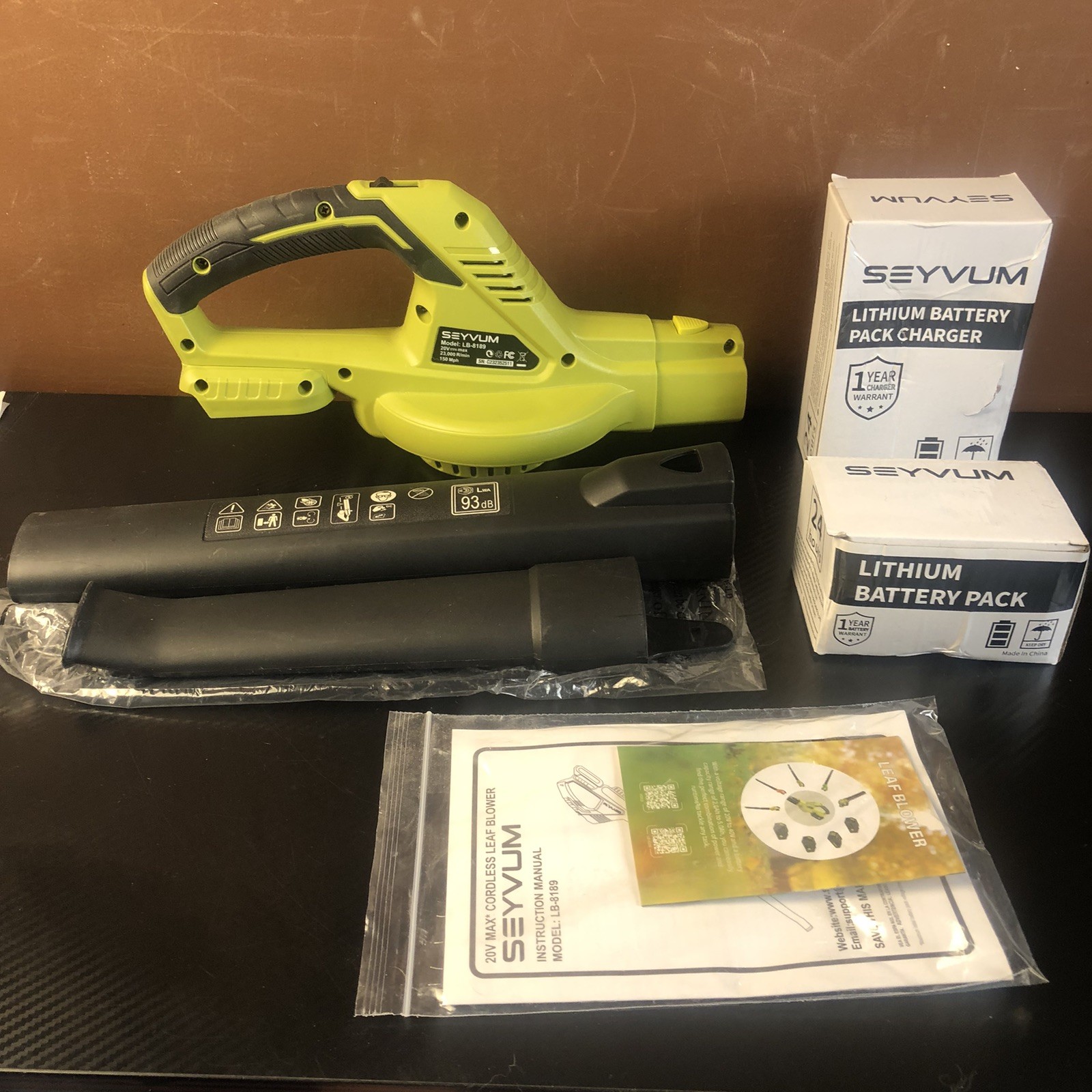 Cordless leaf blower 20v 5.0ah by Seyvum Lb-8189