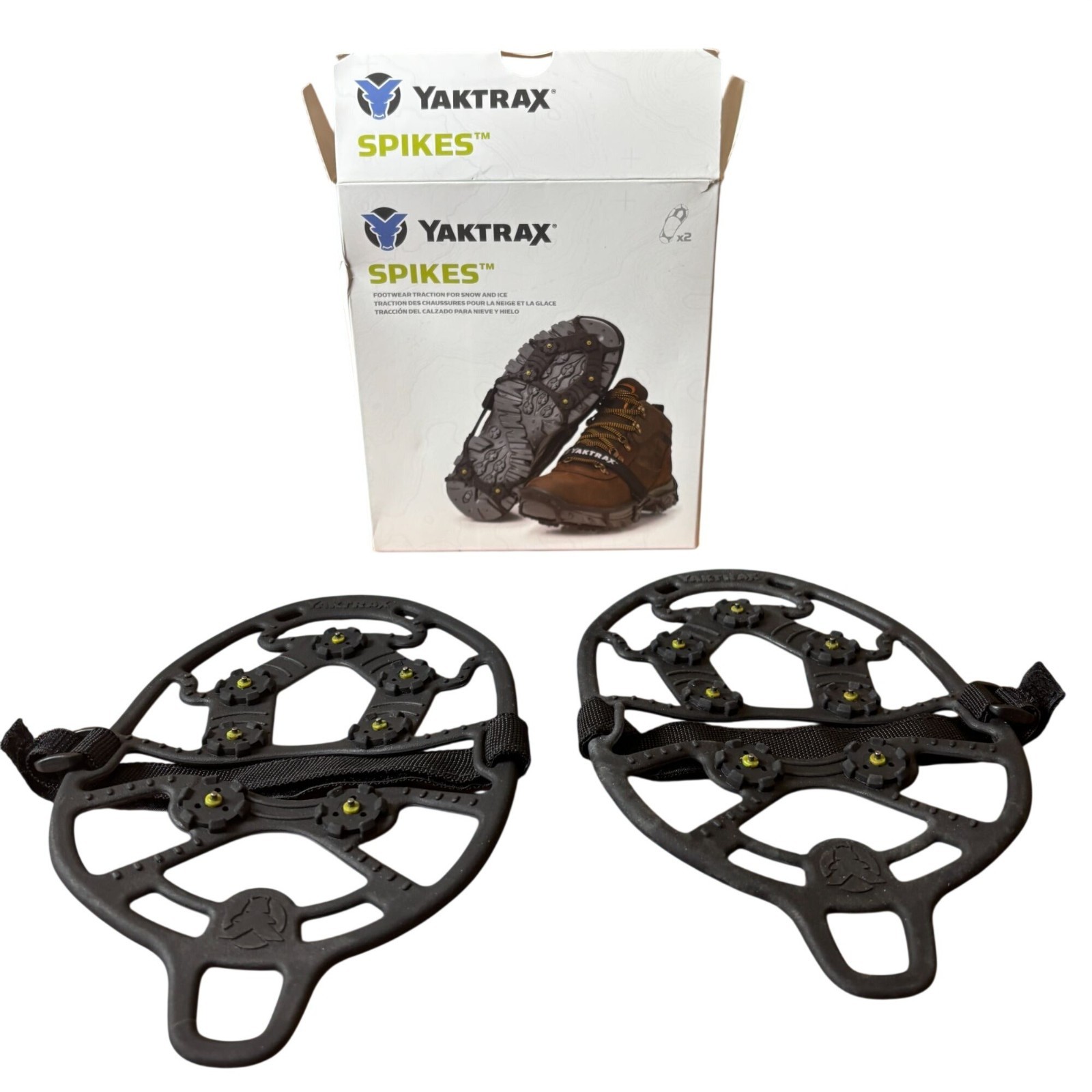 Yaktrax Spikes for Walking on Ice and Snow L/XL
