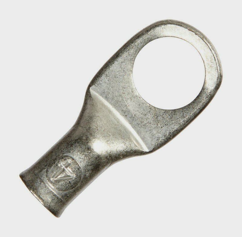 Jandorf ELECTRICAL LUG 1pk UNINSULATED Wire 4 Ga. Heavy-Duty 1/2" Stud 60768 NEW