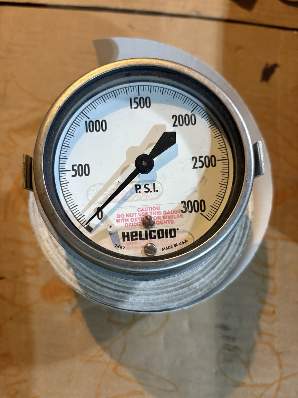 helicoid psi gauge 2487 3000 Psi