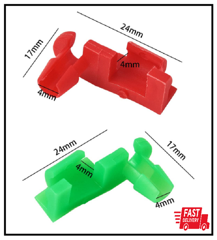 (5 Pair) 1999-2007 Chevy Silverado GMC Sierra Tailgate Handle Rod Clip Left & Ri
