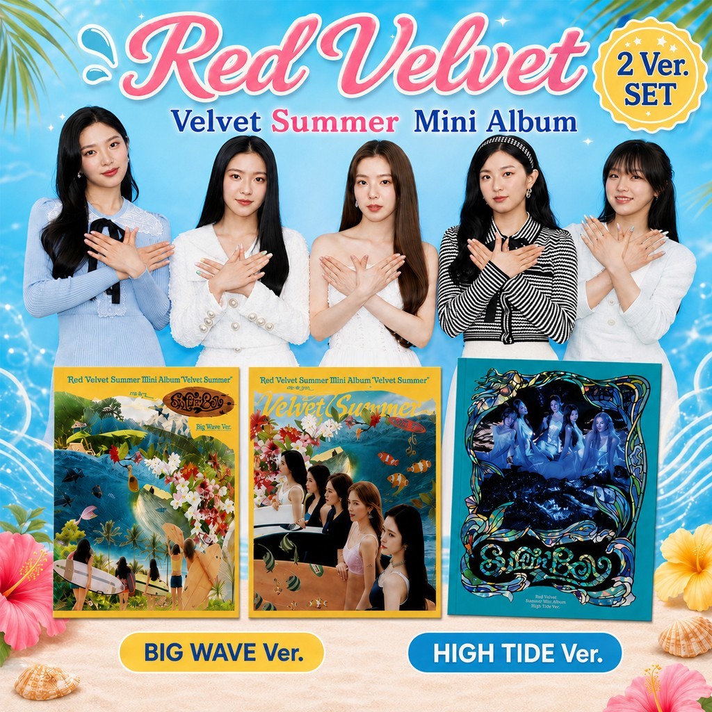 [Set] RED VELVET [Velvet Summer] Mini Album 2Ver BIG WAVE + HIGH TIDE / 3CD