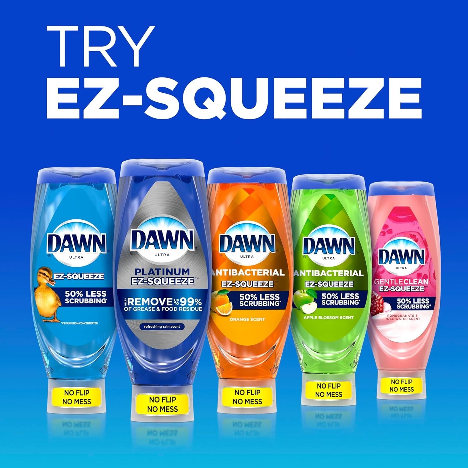 Dawn EZ-Squeeze Ultra Dish Soap Dishwashing Liquid, Original Scent, 22.0 fl oz