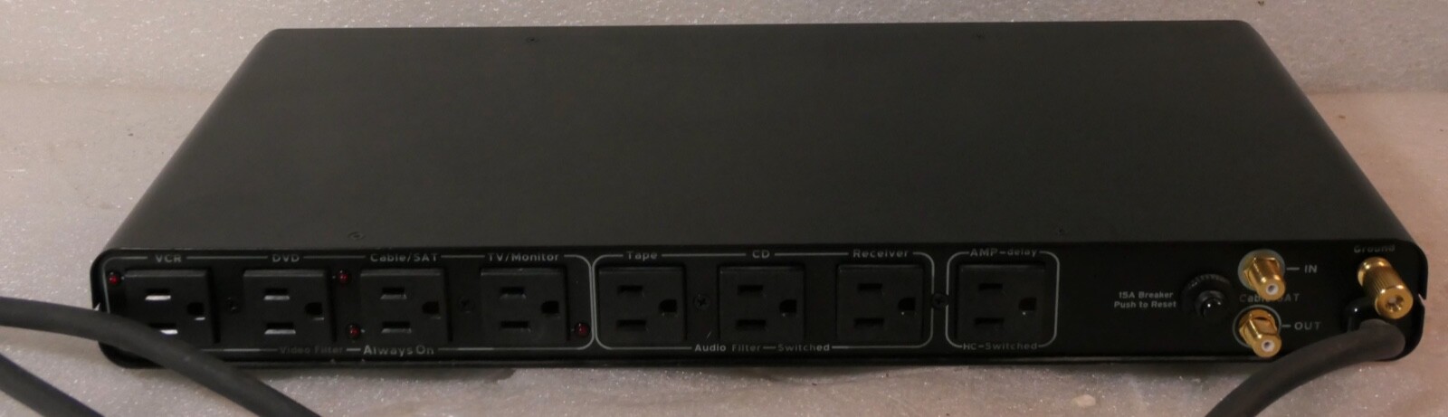 BELKIN MODEL #AP20800-08-BLK SURGE PROTECTIVE DEVICE