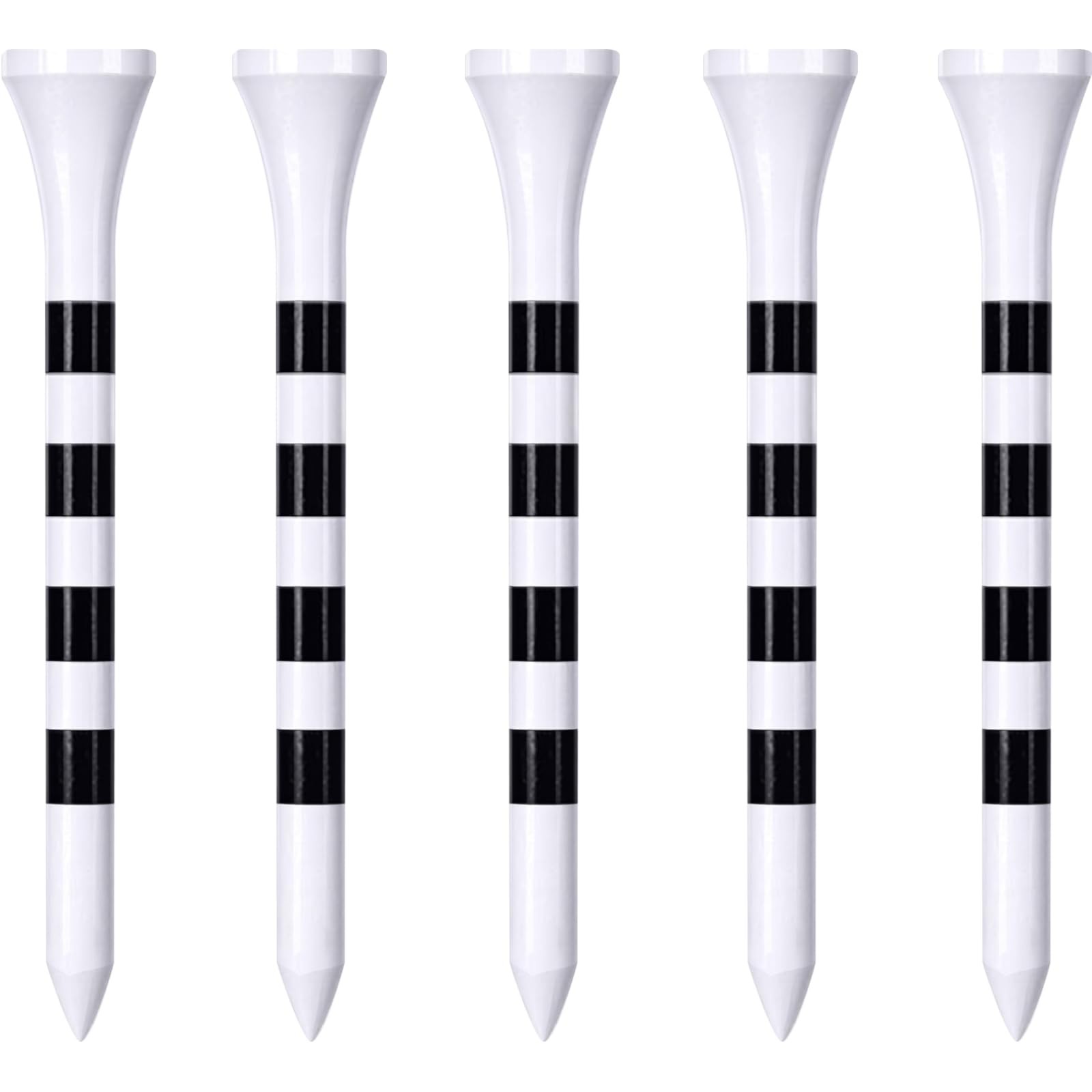 Zivisk Wooden Golf Tees 2-3/4" 100 Count 70mm White 2 3/4 Inch,