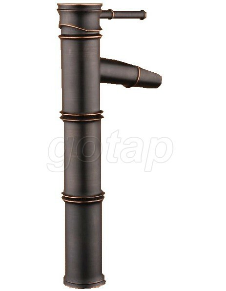 Oil Rubbed Bronze Bamboo Style Bathroom Basin Sink Faucet Mixer Tap Gnf022
