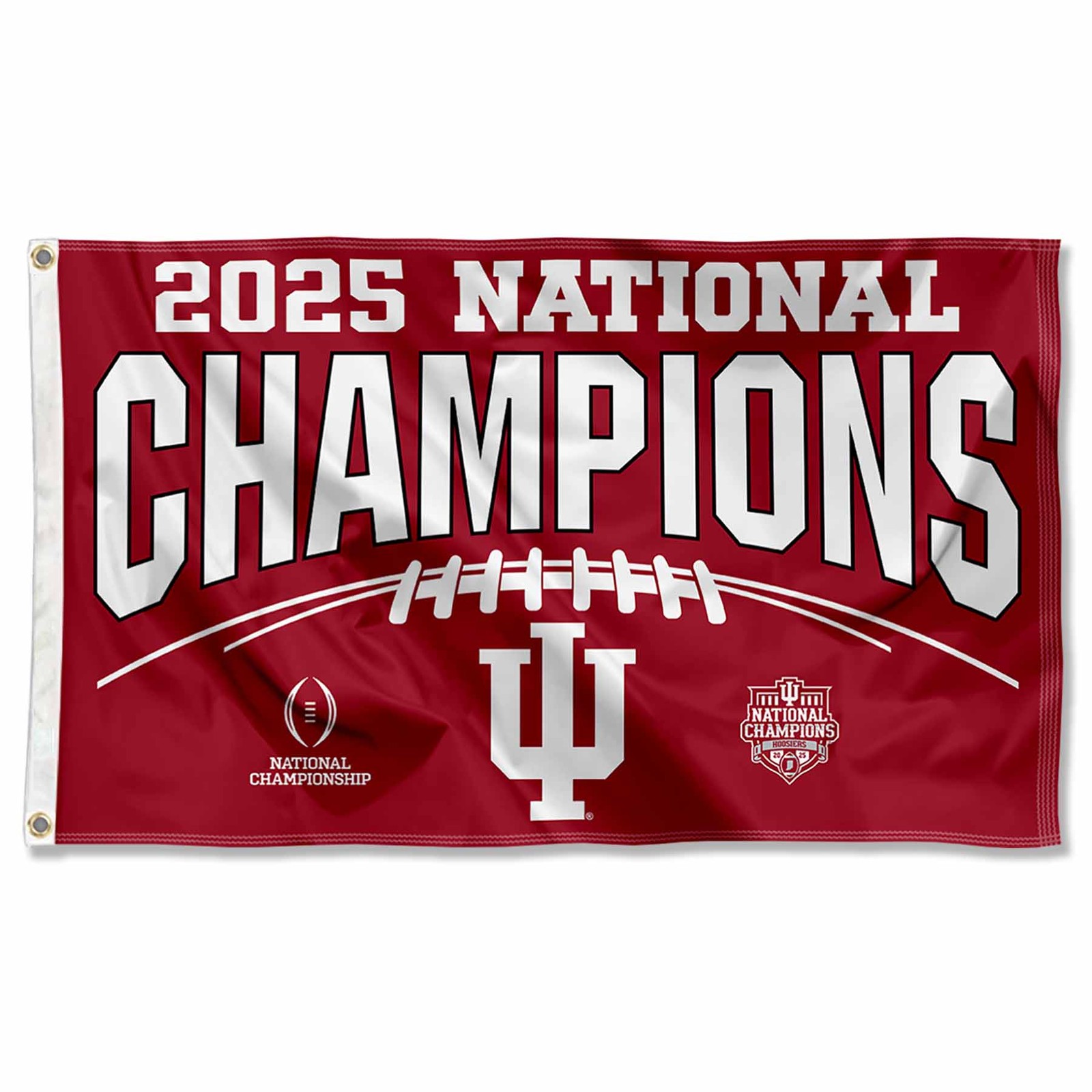 Indiana Hoosiers National Champions 2025 3x5 Flag