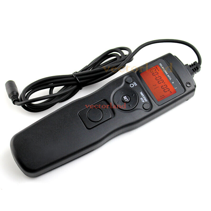 Remote control timer intervalometer for Canon TC-80N3 6D,7D, 5D, 50D,40D,30D,D60