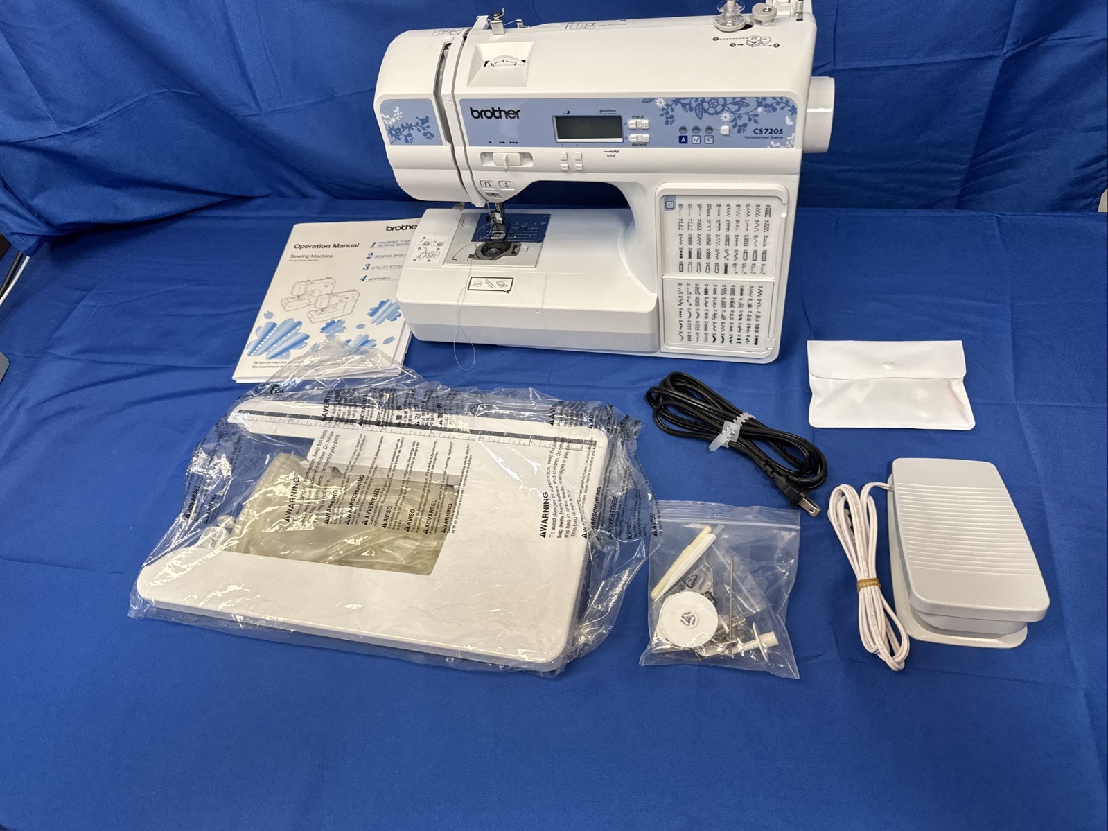 Brother CS7205 Computerized Sewing & Quilting Machine - New Open Box