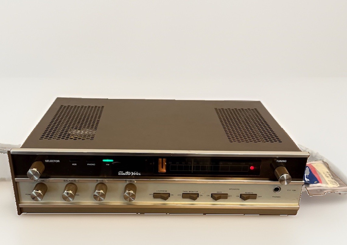 Vintage Electro-Voice E-V 1281 FM Stereo Receiver Amp Phono Working w/Manual⁠