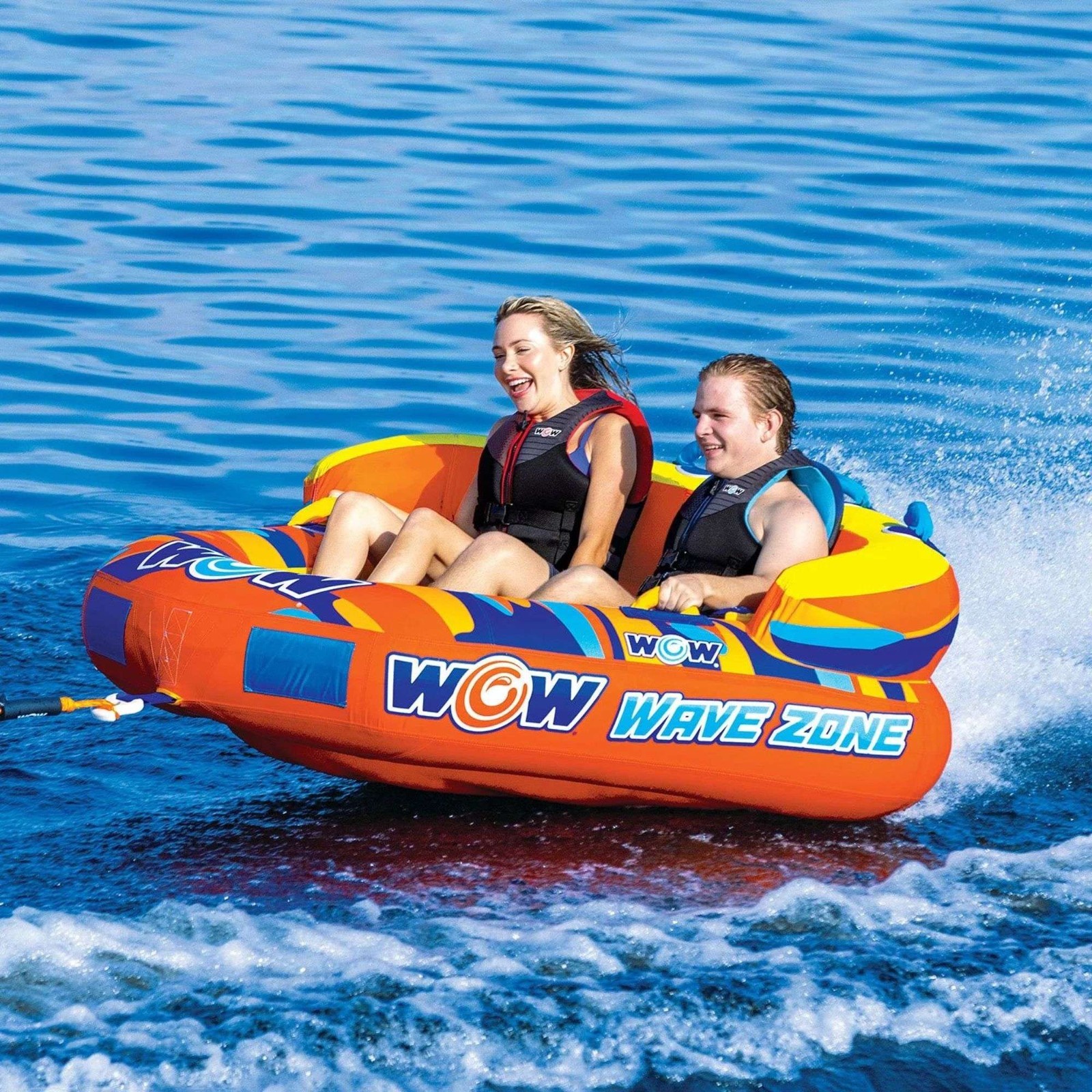 WOW Sports Wave Zone 2-Person Inflatable Towable Water Tube