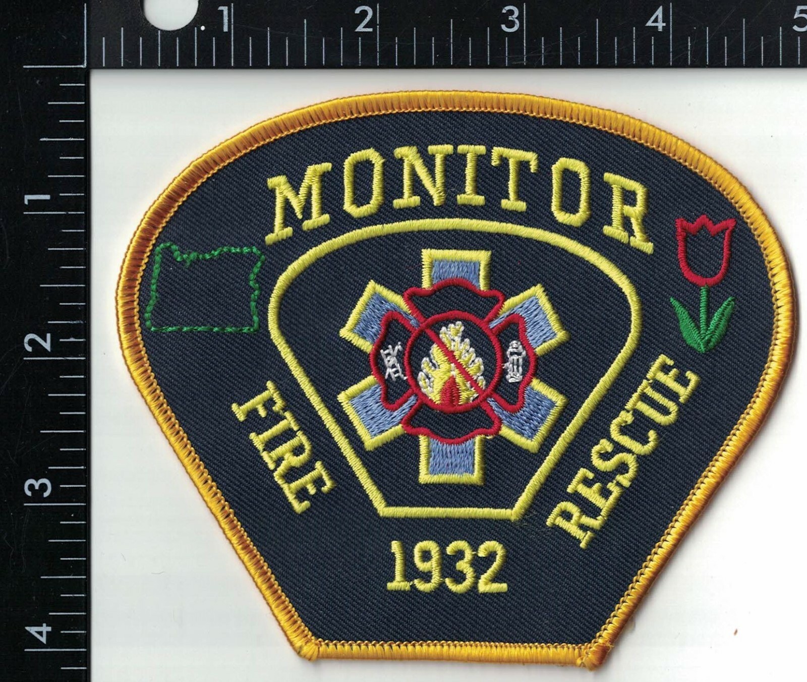 Monitor Fire Rescue OR Firefighter Patch
