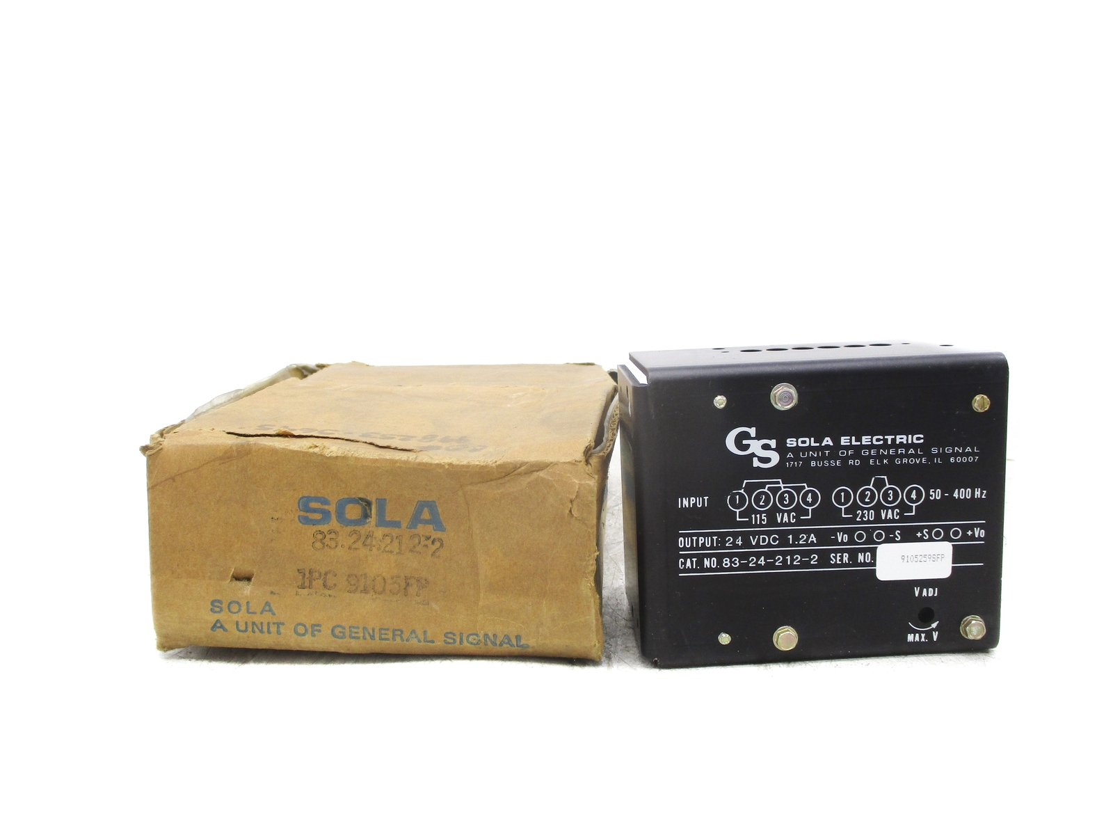 SOLA 83-24-212-2 115/230VAC 1.2A NSMP
