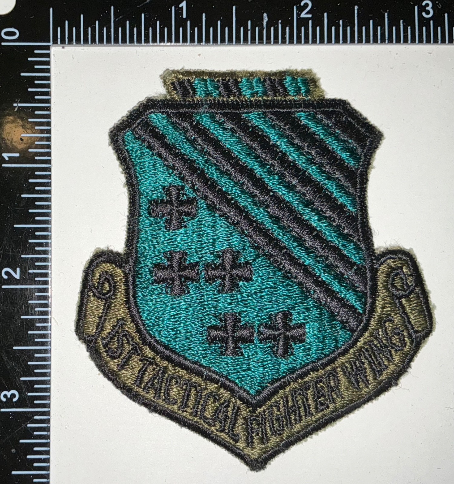 Cold War USAF US Air Force 1st Tactical Fighter Wing SUBDUED Patch
