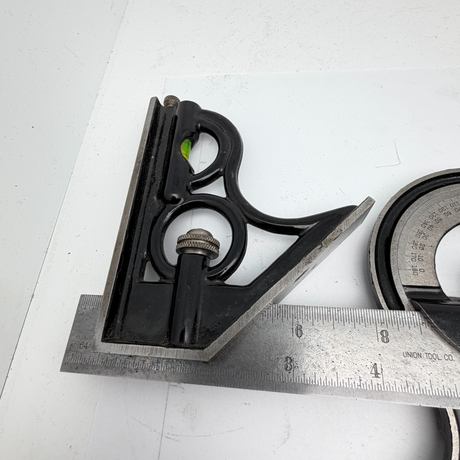 Preowned 12" UNION TOOL Co. Combination Square & Centrefinder Machinists