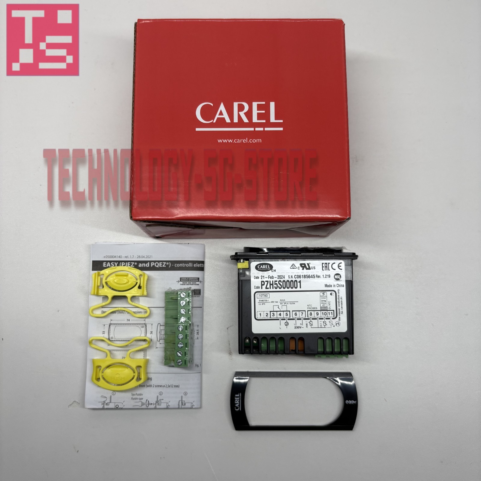 CAREL PZH5S00001 Temperature controller # 1pcs New In Box