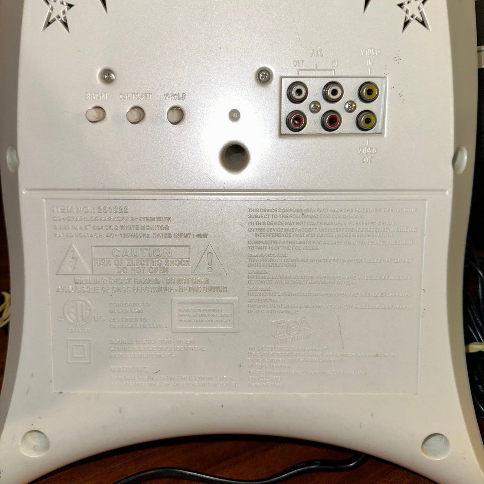 Y2K 2003 Bratz 261322 CD+ GRAPHICS KARAOKE Machine SYSTEM