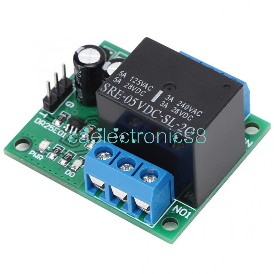 DC 5V 6-24V Double Pole Double Throw DPDT Self-locking Bistable Relay Module CA