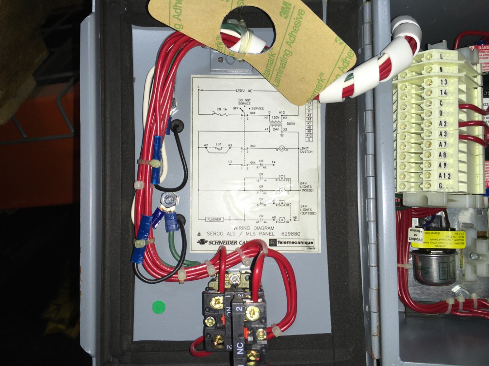 Seco ALS/MLS Panel 629880, signal panel, NOS, ADI-949
