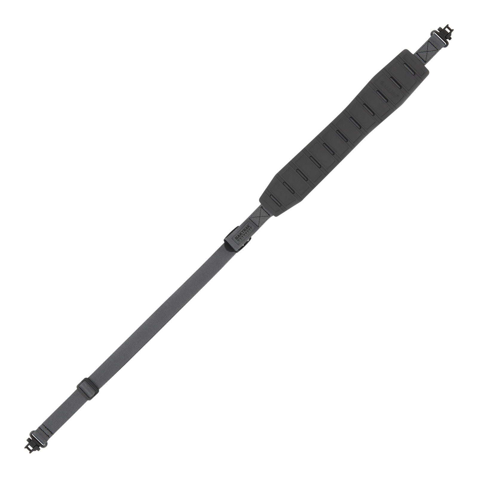 Allen Baktrak Kling Rifle Sling Rubber Gray Includes Swivels  8531
