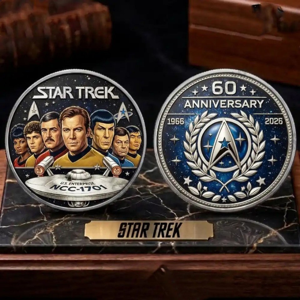 New Star Trek The Original Series 60Th Anniversary 2026 Gift For Fans Coin CC118