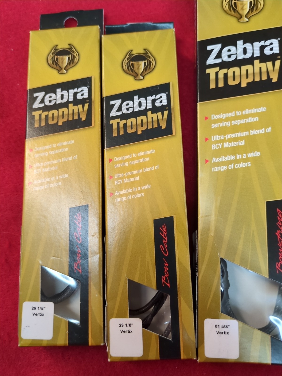 Zebra Trophy Complete String/Cable Set Vertix