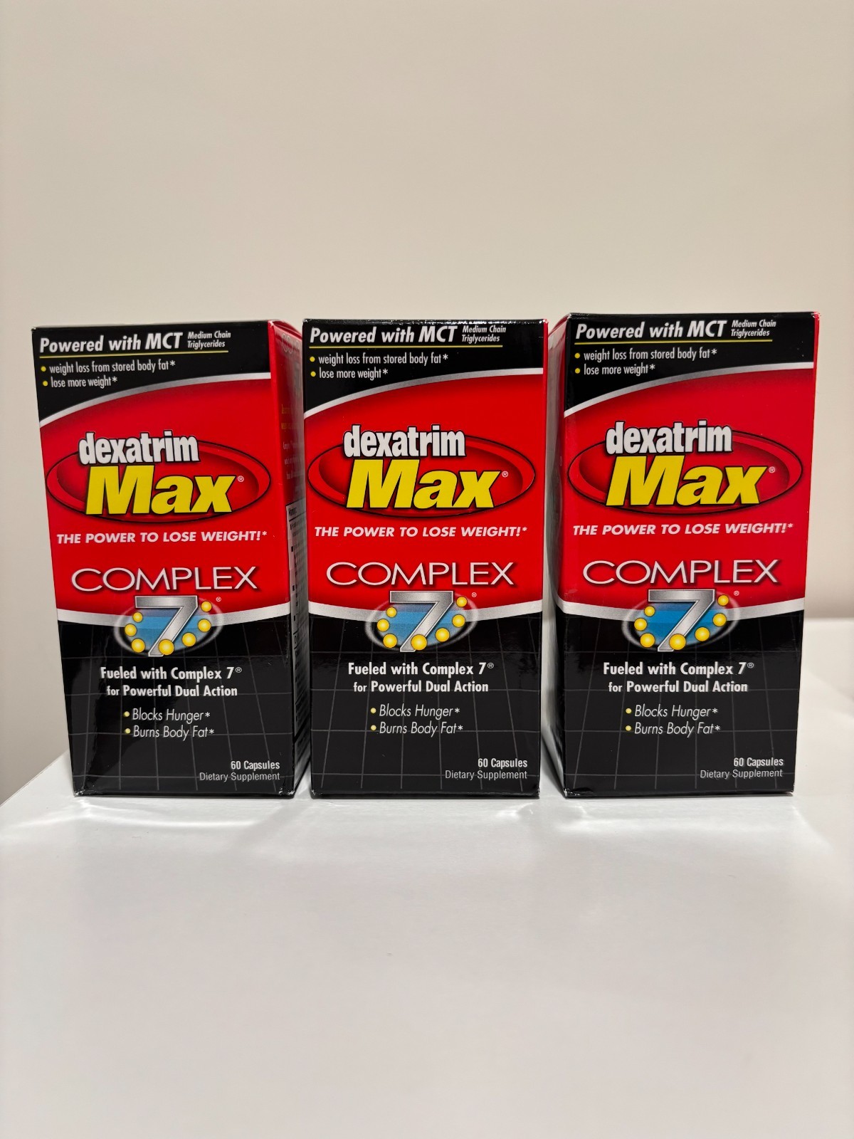 Dexatrim Dexatrim Max Complex 7 Dietary Supplement Capsules, 60 caps (Pack of 3)