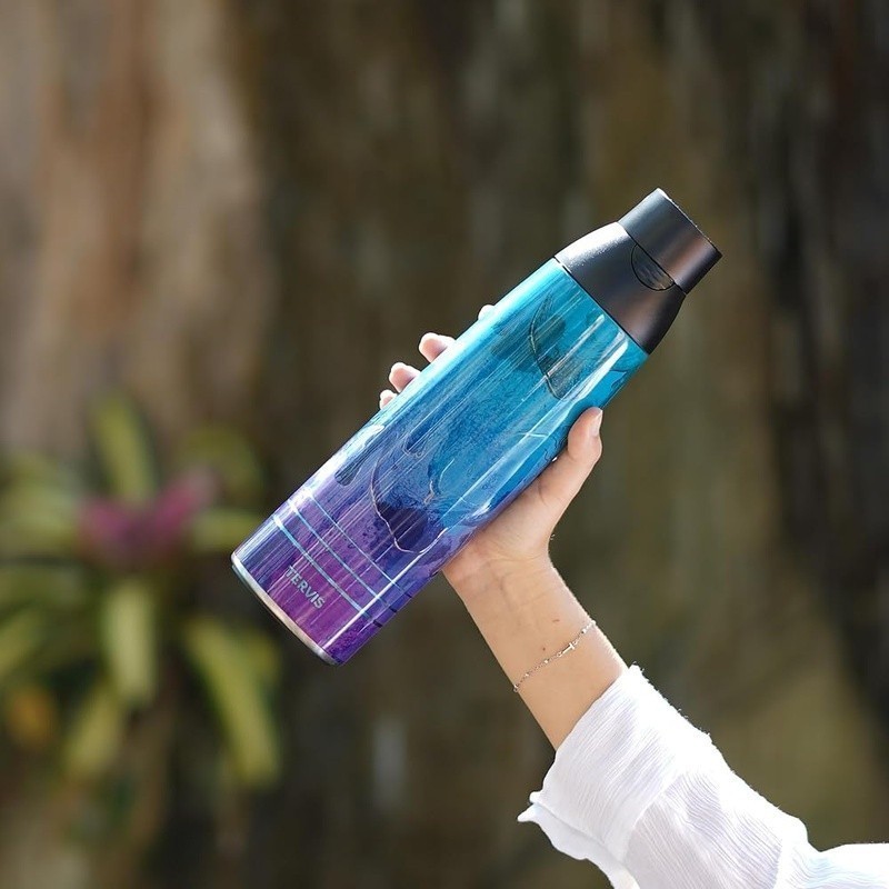Insulated Stainless Steel Water Bottle Chug Straw Spout Travel Hydration 26oz US