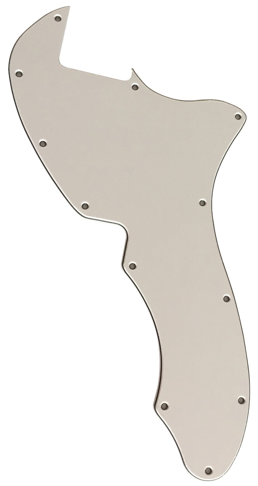 Pickguard For US Fender Telecaster 69 Thinline Blank Guitar 3-Ply-WHITE