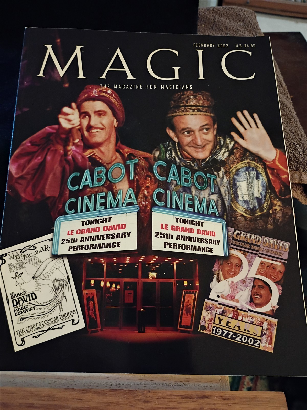 Cabot Cinema Le Grand David Magic Magazine Issue February 2002 #13