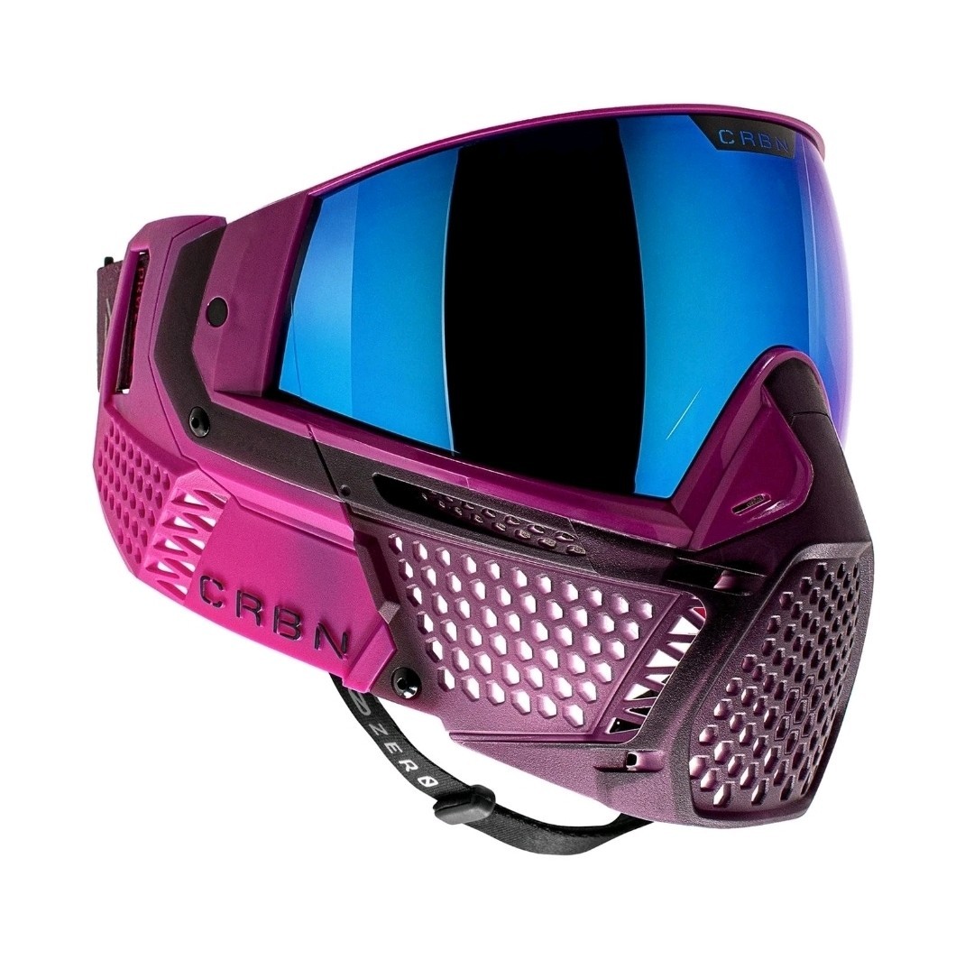 CRBN Paintball Zero Pro Goggle Mask Violet Less Coverage