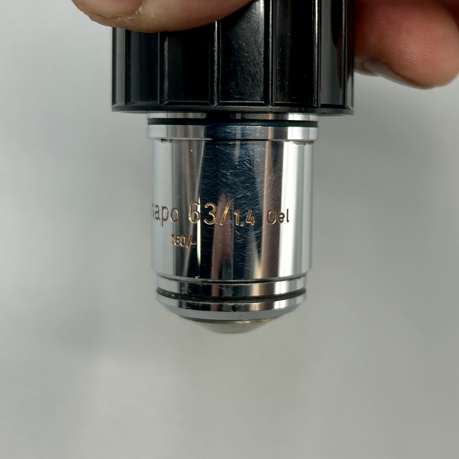 Carl Zeiss PlanAPO 63/1.4 Oel 160/- Microscope Objective German w/ Case