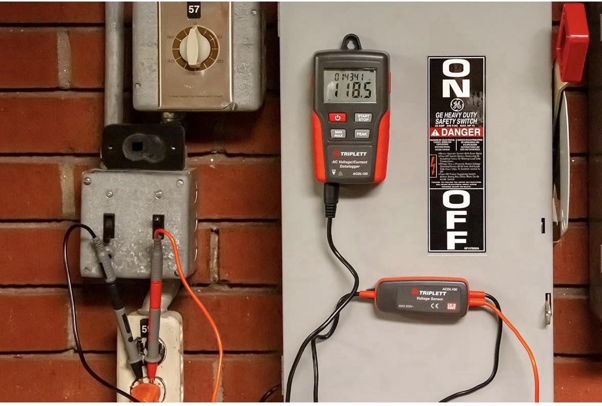 Triplett Acdl100 Trms Voltage And Current Datalogger