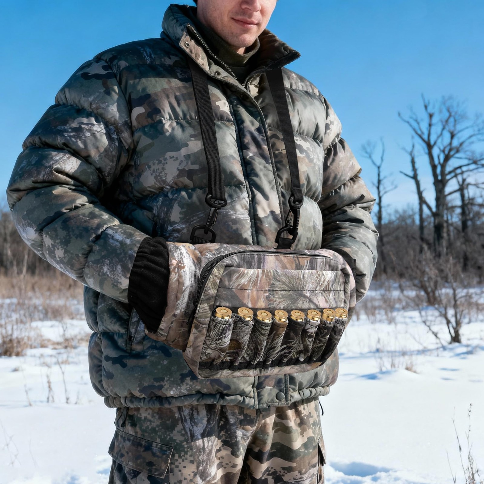 MYDAYS OUTDOOR Camo Waist Pack Bag with Handwarmer,Hunting Fanny Pack with Ad...