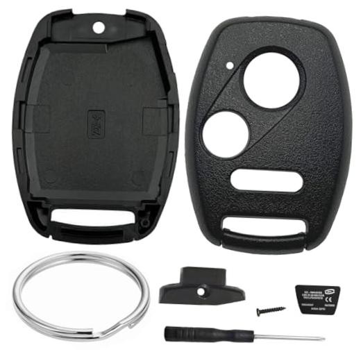 3 Button Key Fob Shell for Honda Civic LX Accord Crosstour Coupe CR-V CR-Z